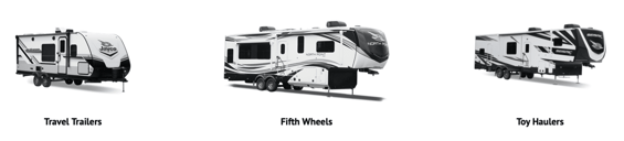 Jayco travel trailers, jayco fifth wheels, and Jayco toy hauler towable RVs