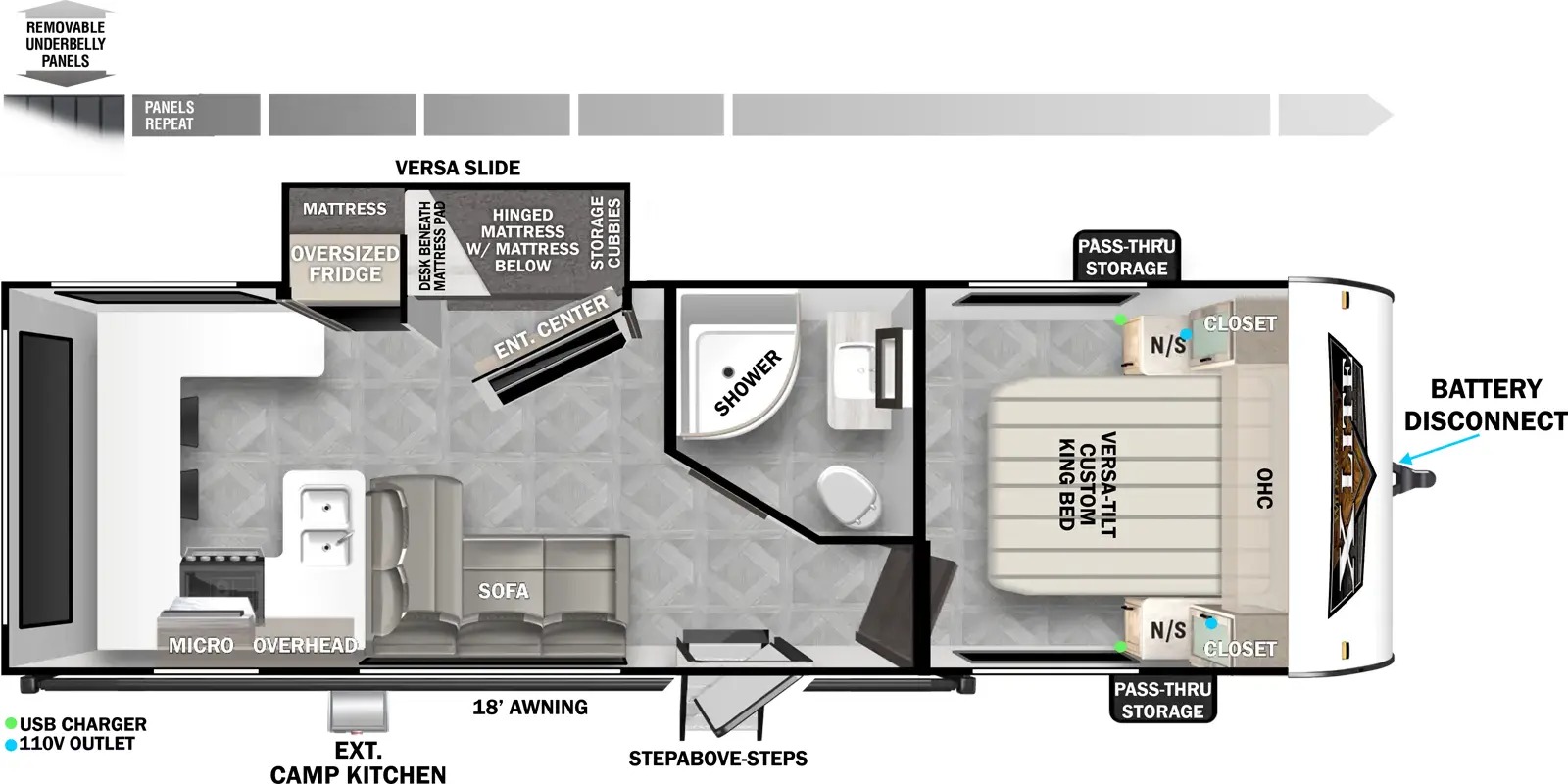 Wildwood X-Lite 24VIEW Layout