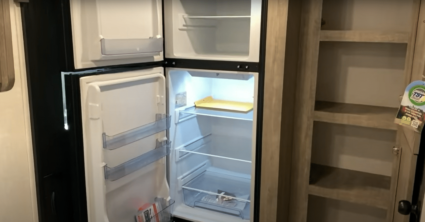 12-volt fridge and pantry